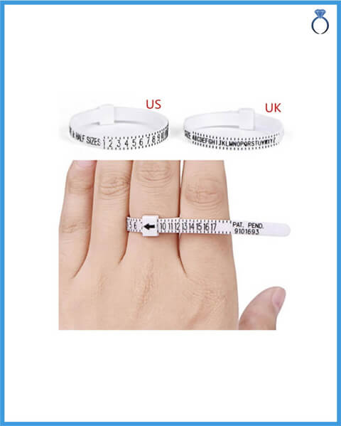 Measure ring size using a measurement tool