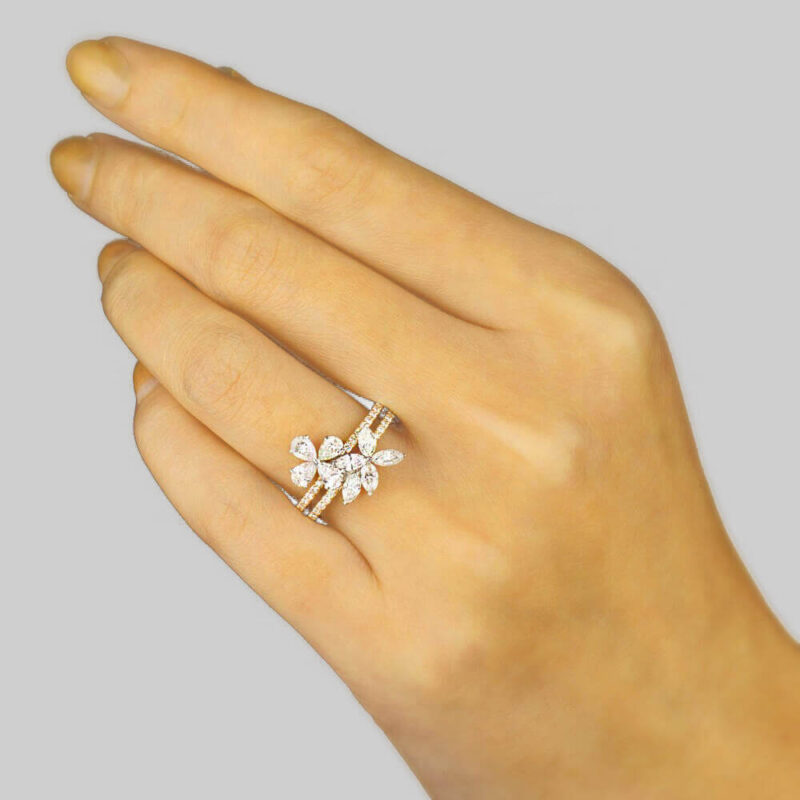 Delicate Diamond Fancy Ring